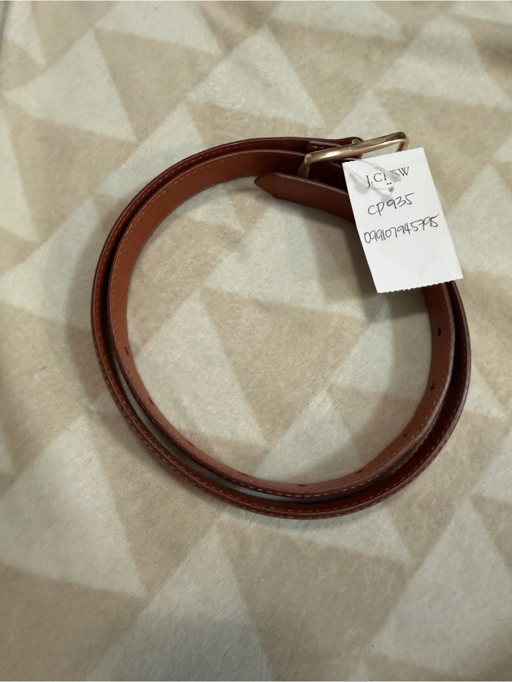 J crew XS/S Square-buckle trouser belt - Picture 2 of 4